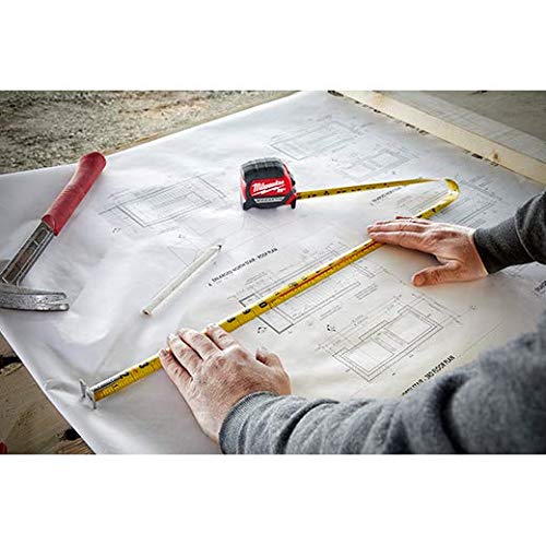 Milwaukee 48-22-0325 Compact Wide Blade Magnetic Tape Measures 7.6 m