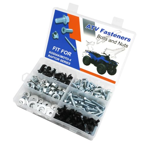 200PCS Fasteners Bolts Kit Fit for Raptor/Kodiak/YFM Models