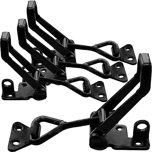 8Pack Heavy Duty Toggle Clamp Latch 4003 Style Pull Clamp Black for Smoker 6Pack