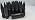 M14x1.5 Spike Lug Nuts 24pcs 14mmx1.5 Tall Wheel Lug Nuts with 1 Socket Compatible with Spline Spiked Lug Nuts for Chevy Silverado 1500, Lincoln Navigator, Jeep Grand Cherokee (Black) black