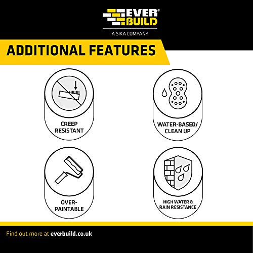 Everbuild 502 All Purpose Weatherproof Wood Adhesive – Suitable for typical Wood Bonding Applications – 1 Litre