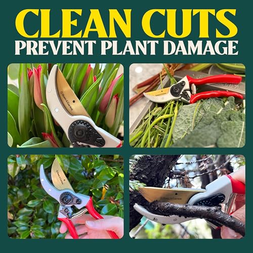 Haus & Garten ClassicPRO Titanium Bypass Pruning Shears and Replacement Blade Bundle