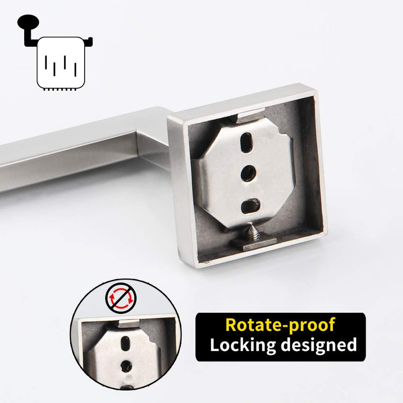 GERZWY SUS 304 Stainless Steel Hand Towel Holder Modern Bathroom Towel Ring Wall Mounted Brushed Finish IG1806-LS