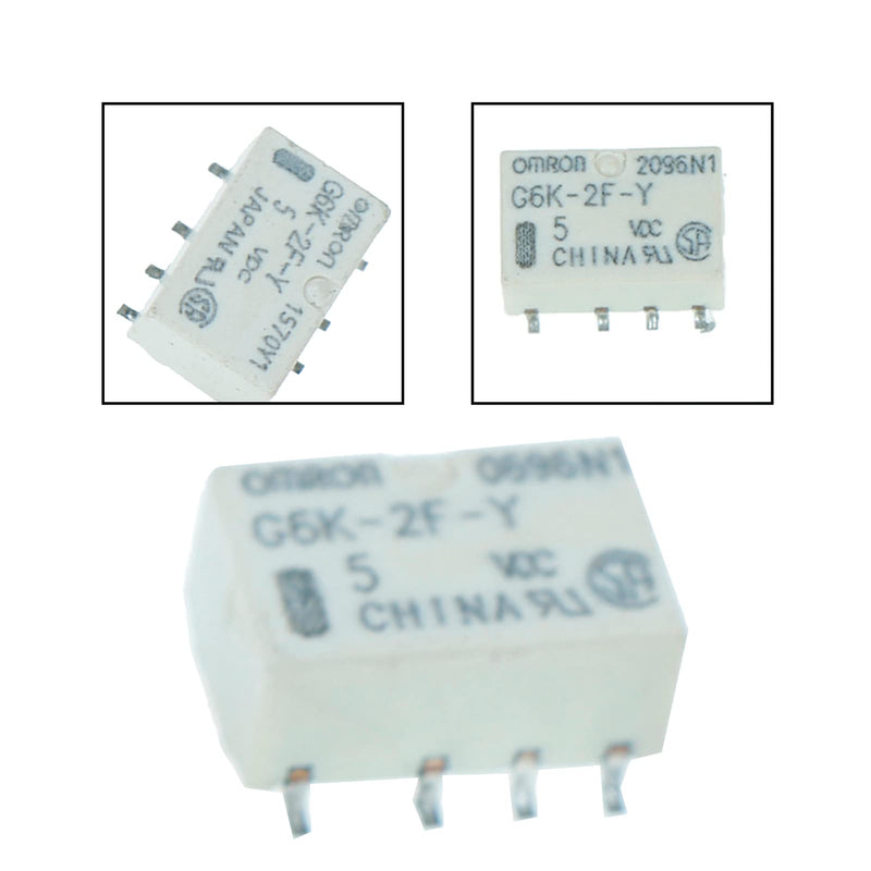 Relay Module DC 5V, 5 Pieces 1A Signal Relay Mini Power Relay 1 Channel Relay Module for Electronic Components for Omron Relay