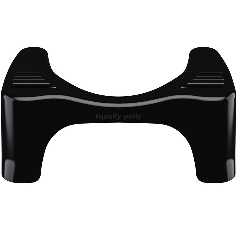Squatty Potty The Original Bathroom Toilet Stool, Curve Lightweight with Sleek and Modern Design, Black, 7"