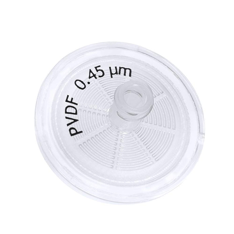 GVS Filter Technology, Syringe Filter, ABLUO, 33mm, PVDF membrane, 0.45µm, PP Housing, 10/pk 33 mm