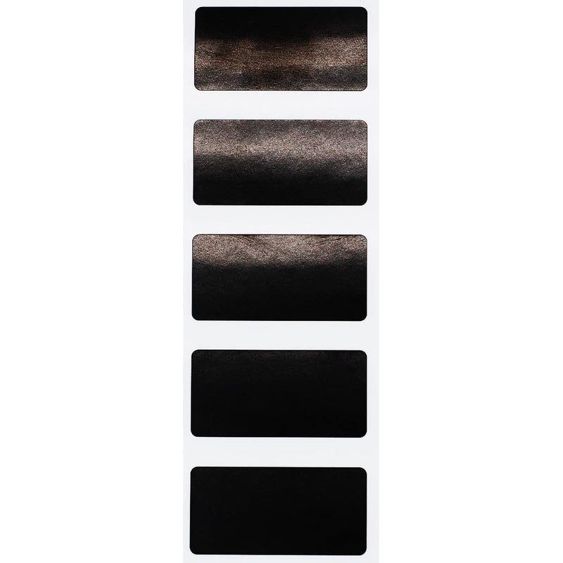 Black Rectangle Labels, 3/4 x 1.5 Inches, 500 Stickers per Roll - Ideal for Inventory, Addressing, and Custom Projects for Offices, Schools, and Homes Black