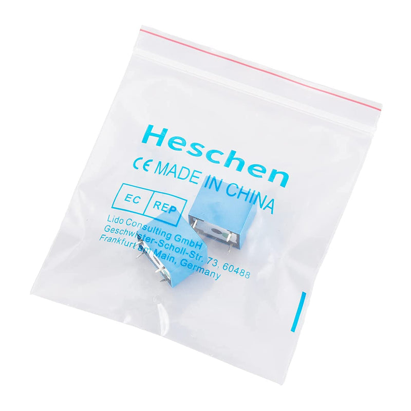 Heschen PC Relay SRD-24VDC-SL-C DC24V Coil SPDT 10A 250VAC 5 Pin Terminals Pack of 2