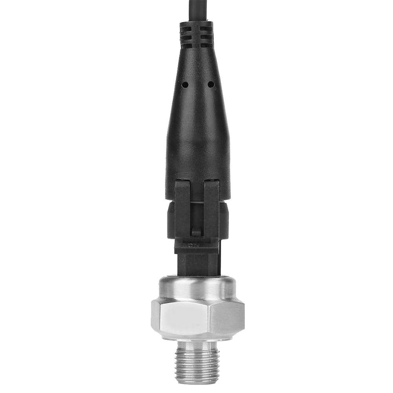 Stainless Steel Pressure Sensor, G1/4 Inch 5V Output 0.5-4.5V/0-5V Pressure Transmitter, Sensor Input for Oil, Fuel, Gas, Air, Water (0-80 PSI) 0--80PSI