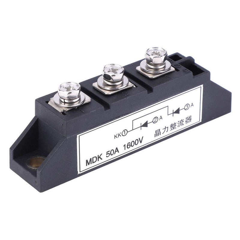 Fafeicy 50A 1600V Photovoltaic Anti-Reverse Rectifier, MDK Bridge Diode Rectifier Module