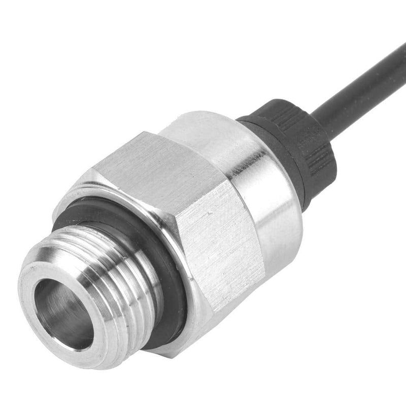 Walfront Pressure Transducer, 1PC G3 / 8 Screw Connection Protection Class IP65 Analogue Signal Highly Accurate Water Pressure Sensor 0~2/5/10/20/30/40/50 BAR Optional (0-5BAR) 0-5BAR