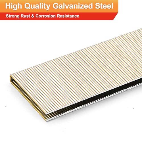 18 Gauge Narrow Crown Staples,1/2",3/4",1",1-1/4",1-1/2":4000pcs Assembly--4000