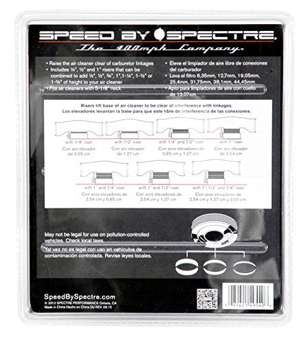 Spectre - SPE-4954 Performance 4954 Air Cleaner Riser Kit