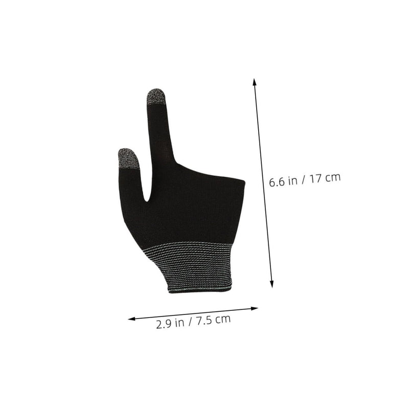 BESPORTBLE 2 Pairs Game Gloves Finger Gloves for Gaming Finger Gloves for Game Finger Sleeve Gamer Glove Touchscreen Gaming Gloves Mobile Gaming Gloves Breathable Thumb Sleeve Nylon