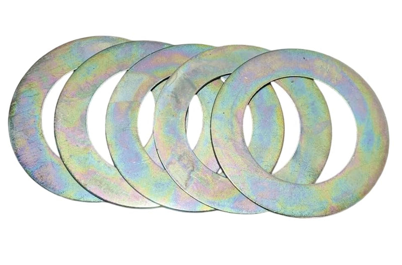 Bucket Pin Shims Spacer Size 130 mm x 90 mm x 2 mm Set of 10 Pcs Fits and Compatible with Various Earthmoving Machines and Excavator Machine