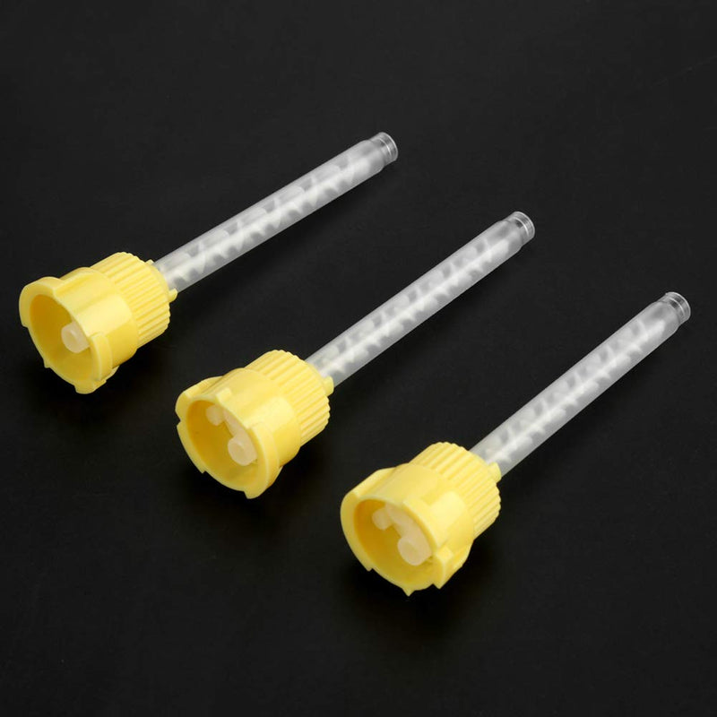 ciciglow Mixing Tip, 50pcs 70mm Disposable Silicone Mixing Tip 4.2mm 1:1