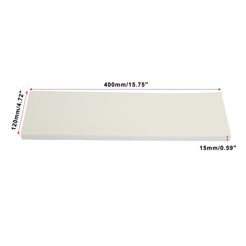 X AUTOHAUX 400x120x15mm 2pcs Car Garage Wall Guard Door Bumper Protector Anti Collision Waterproof White