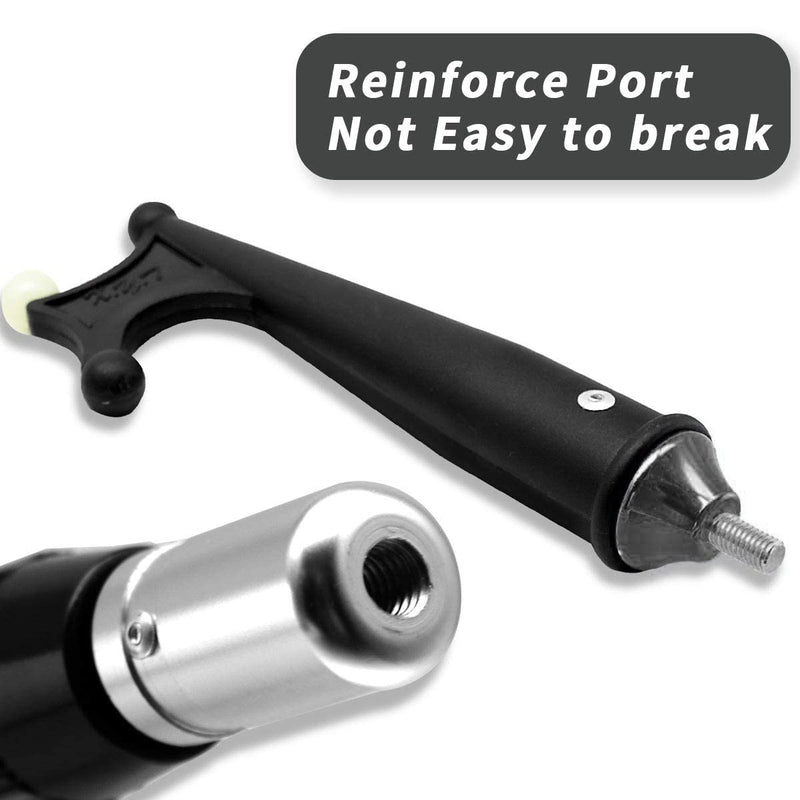 SANLIKE Telescoping Boat Hook for Docking, Floating Fiberglass Dock Hook with Luminous Bead, Twist-Lock Extension Pole, Non-Slip Handle, Rustproof Marine Tool for Yacht Pontoon Mooring 3.9FT