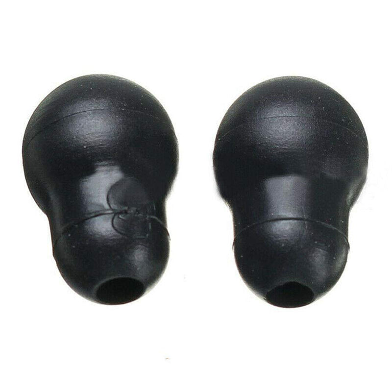 Pack of 10 Super Soft Earplugs Eartips Replacement for Stethoscope Silicone Black