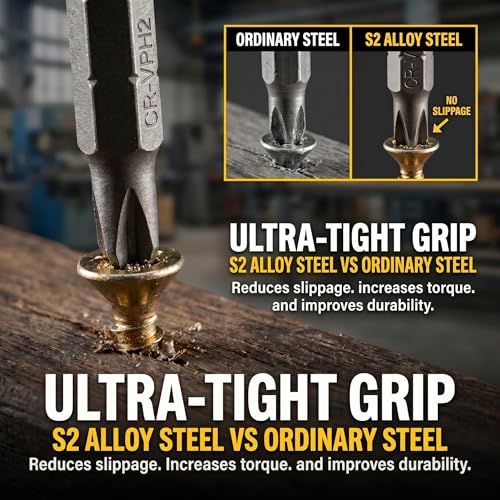 #2 Drywall Screw Driver Bits-Reduced Phillips Drywall Screwdriver Bits