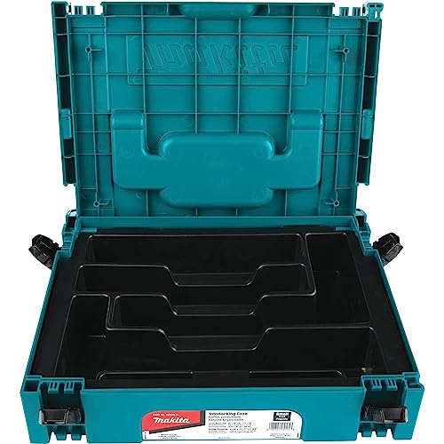 Makita 197210-9 Interlocking Case, Small/4-3/8" x 15-1/2" x 11-5/8" and P-83668 MAKPAC Interlocking Case Hand Tool Insert Tray