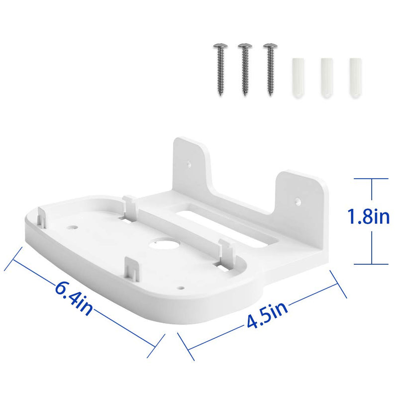 Wall Mount Holder for ASUS ZenWiFi AX Whole-Home Tri-Band Mesh WiFi 6 System (XT8)(CT8)(XT9),Simple and Sturdy Wall Mount Holder Stand Bracket by HOLACA (1 Pack, White) 1 Pack