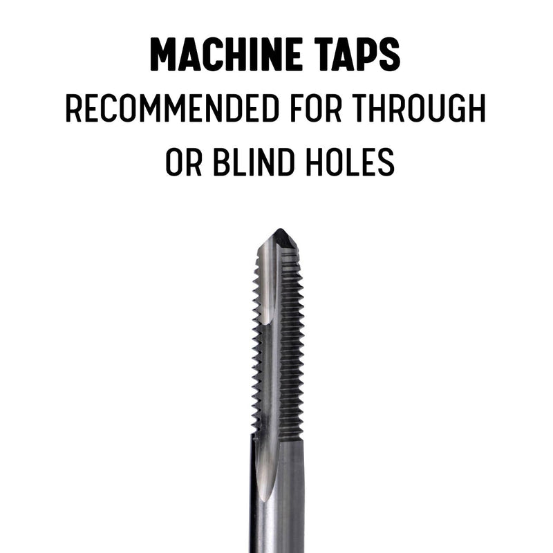 Drill America 5/8"-18 High Speed Steel Left Hand Spiral Point 3 Flute Tap, DWT Series DWTG5/8-18LH Spiral Point Tap, Left Hand