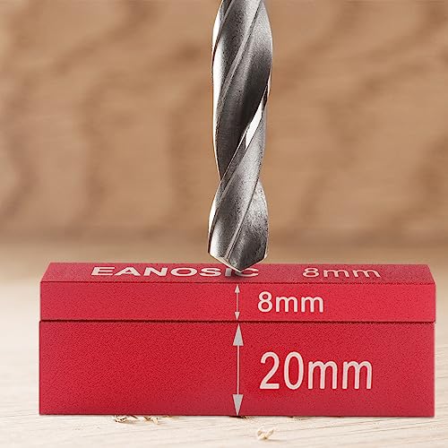 EANOSIC Metric Setup Blocks Height Gauge Set, 15pcs Precision Aluminum Setup Bars Guage Block Set for Router and Table Saw Accessories Woodworking Set Up, Bars Include Laser Engraved Size Markings 15 Pcs-METRIC