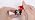 Heschen Metal Rocker Switch, 12V, 20A, SPDT On / Off, 2 Positions, 2 Pin with Red Waterproof Cap Red Cap