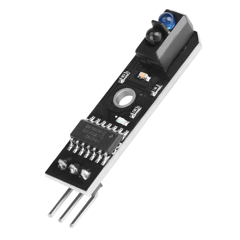 Infrared Reflection Sensor, 3pcs 1mm-25mm 1 Channel TCRT5000 Infrared Reflection Tracking Sensor Module Auto Black/White Line Detection