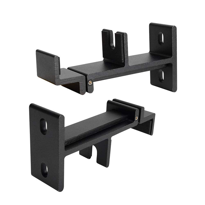 Adjustable Soundbar Wall Mount, Universal Sound Bar Bracket for Mounting Under TV, Compatible with SONOS Samsung LG VIZIO Bose ROKU Soundbar, Black