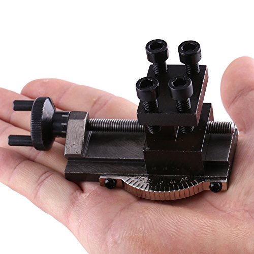 Mini Lathe Tool Holder lathe Cross Slide Unimat 3 Accessories Rotating Angle Tool Post Power Tools for SIEG C0 Mini Lathe