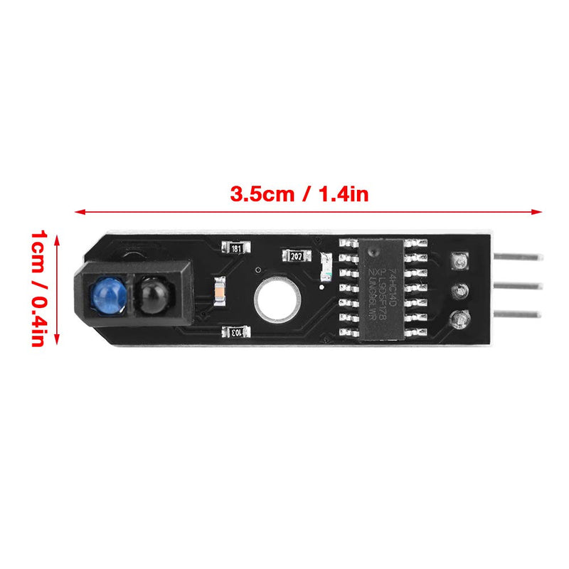 Infrared Reflection Sensor, 3pcs 1mm-25mm 1 Channel TCRT5000 Infrared Reflection Tracking Sensor Module Auto Black/White Line Detection