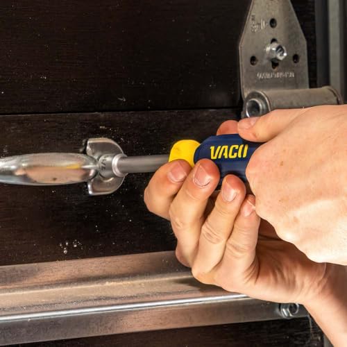 VACO VAC7070 7-Piece SAE Nut Driver Set, Laser Etched Sizes, Magnetic Tip, Hollow Shaft and Comfort Grip for Precise Hex Nut Driving