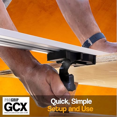 ProGrip GCX Edge 24" Clamp Guide Modular Extendable Track for Circular Saws 24" GCX Clamp