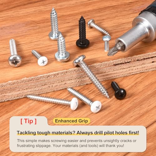METALLIXITY Phillips Pan Head Self Tapping Screw #14x2 100Pcs #14x2" Silver 100
