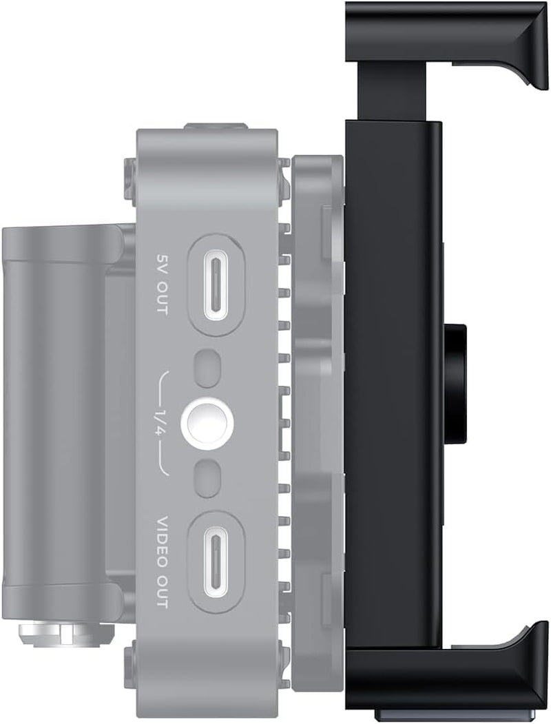 Accsoon Phone Clamp, Compatible with Seemo/Seemo 4K/SeeMo Pro/CineView Nano, 1/4'' Lightweight Phone Clip Holder Flash Hot Shoe Screw Adapter