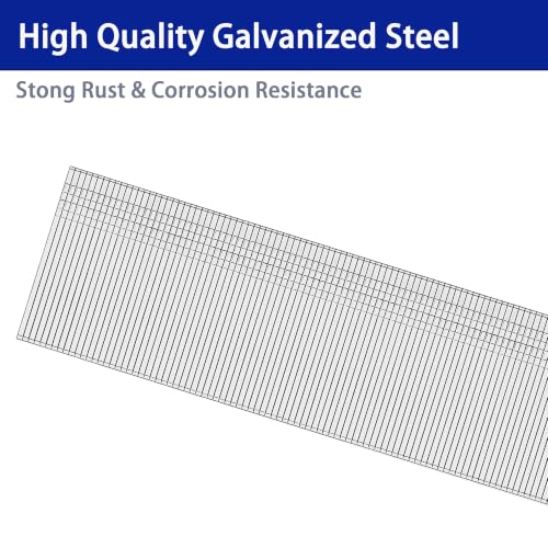 HW HAMWOO 18 Gauge Brad Nails,Galvanized,1-1/2":3000Pcs 1-1/2"---3000pcs