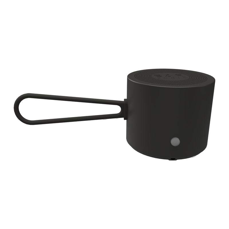 BAR Audio by cellhelmet | Mini Portable Wireless Speaker in Gunmetal Gray - Rechargeable - Type C Charging Cable Included | Silicon Strap | Up to 4 Hours Playtime on Full Charge