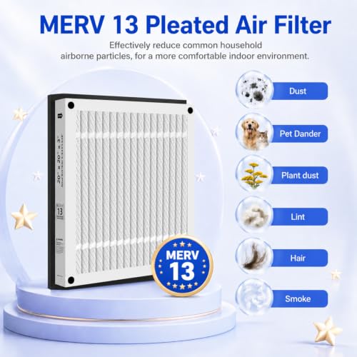 20x20x3 Air Filter Replacement For Zephyr 20x20x3 VGF Series,Foldable 2PACK Foldable 20x20x3-2Pack