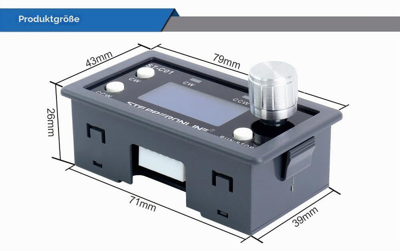 STEPPERONLINE Stepper Regulator 5-30 VDC for Single Axis Stepper Motor