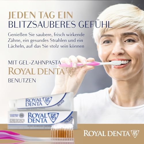Medium Manual Toothbrush Gentle on Gums, Double Bristles for Interdental Spaces, with Gold Particles for Antibacterial Care, Ergonomic & Durable, Pink 1 pc (pack of 1)