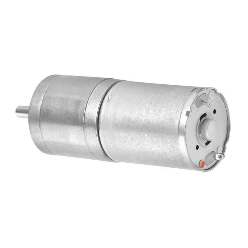 DC Gear Motor, 25mm DC 12V 25GA-370 Low Speed Metal Gear Motor for Electronic Lock (12V 500RPM)