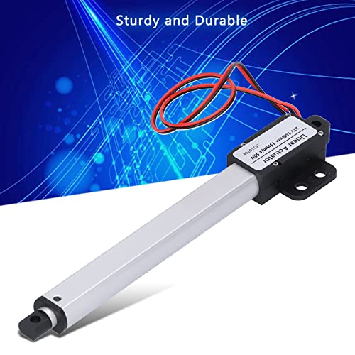 12V Linear Actuator, 100mm Stroke, Internal Limit Switches for Home Appliances, Automotive Industrial Use (Stroke 100mm-15mm/s-50N) Stroke 100mm-15mm/s-50N