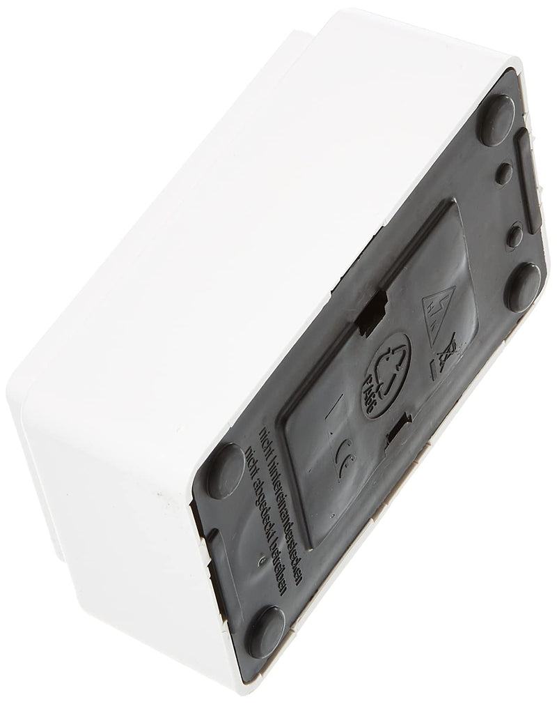 Kopp protective contact socket, 2-gang, surface-mounted socket, 16A, 250V, actis white, 102502002