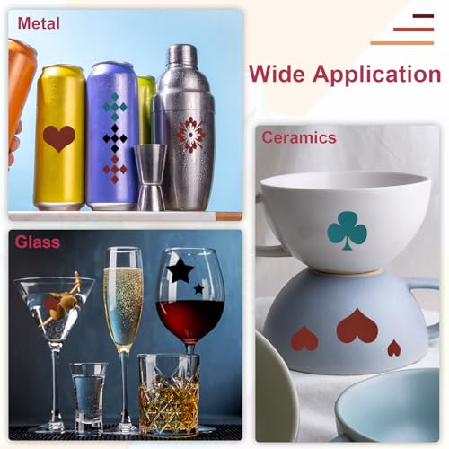 sourcing map 4 Pcs Laser Engraving Paper, 39 x 27cm Laser Marking Paper, Black Laser Paper Blank for Metal, Ceramics, Glass, Fiber Laser Marking