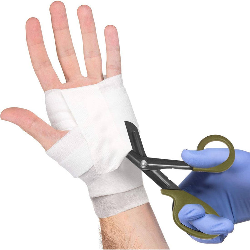 Medical Scissors Trauma Scissors and EMT Bent Steel Bandage Scissors Made of Stainless Steel First Aid Emergency Scissors for Nurses Doctors