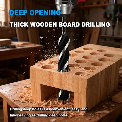 1-1/8" x 24" Auger Drill Bit with SDS Plus Shank for Wood 1-1/8"x24"