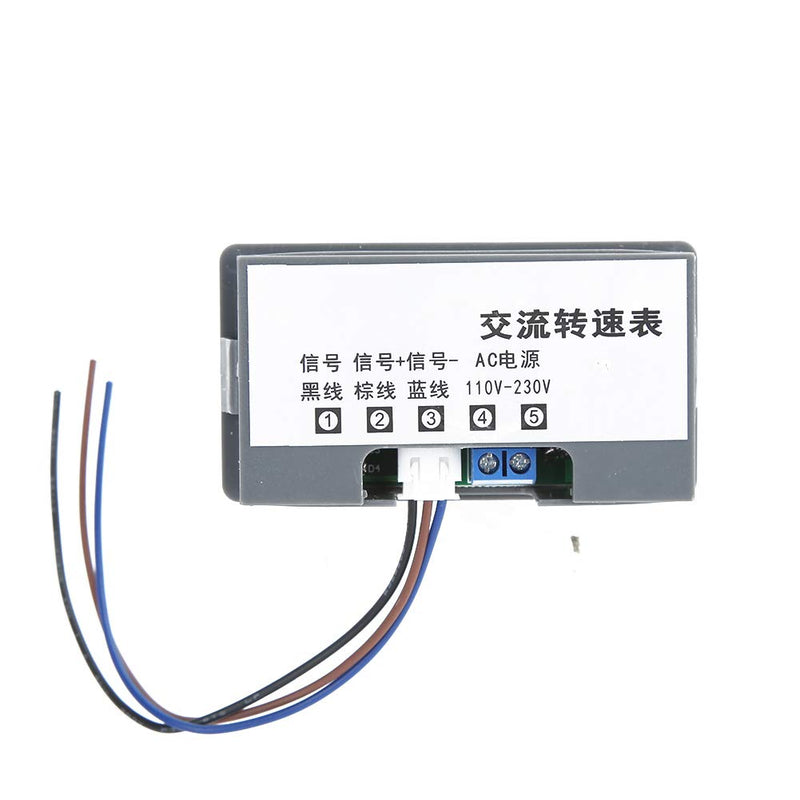 Digital Speedometer, Display, High Measurement, 220V AC, Tachometer, 4 Digit Tube and Detectors, Accuracy AC220V