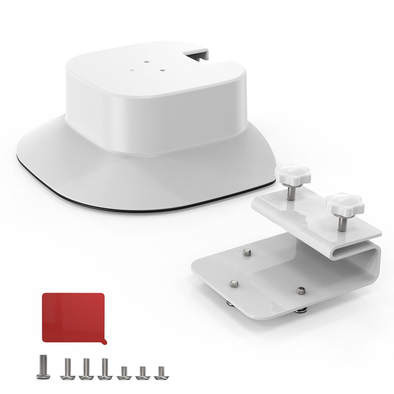 Gutter Mount Bracket +Rain Shade Cover Compatible with eufy Security SoloCam E30 Solar Camera/eufy Security 4G LTE Cam S330 Camera（1pack,White）